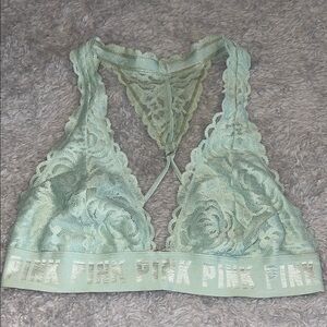 Victoria's Secret Mint Lace Razorback Bralette Size S